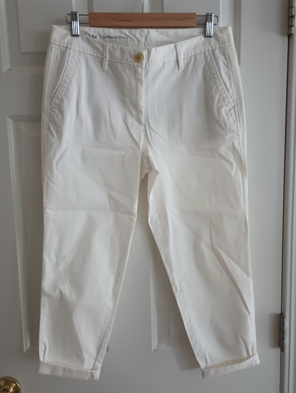 Talbots Girlfriend Chino pants Women's petite size 6P White